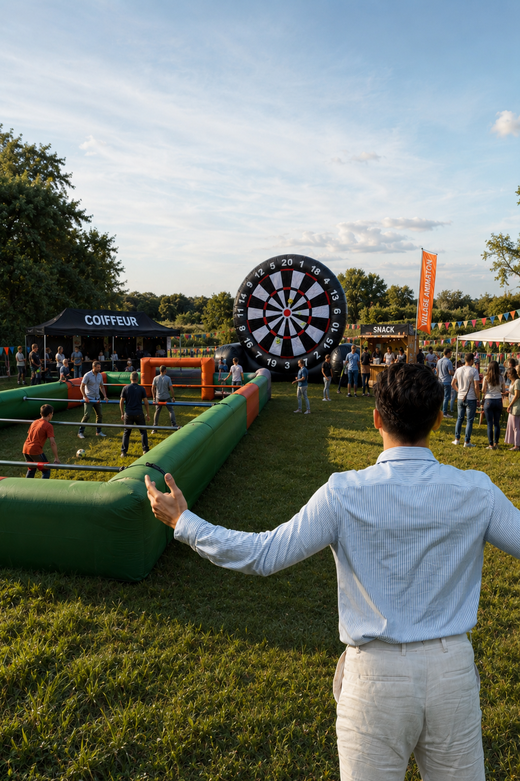 Le village animation 2026 de la Summer Cup en action